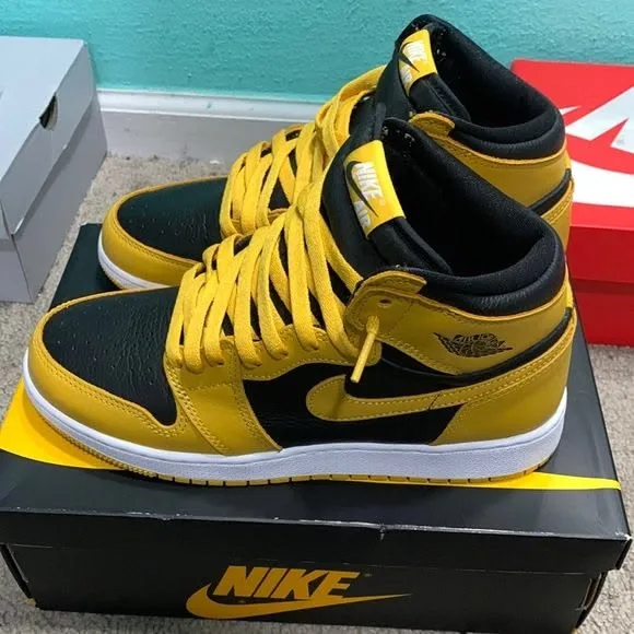 Jordan Retro 1 Amarilla Negra
