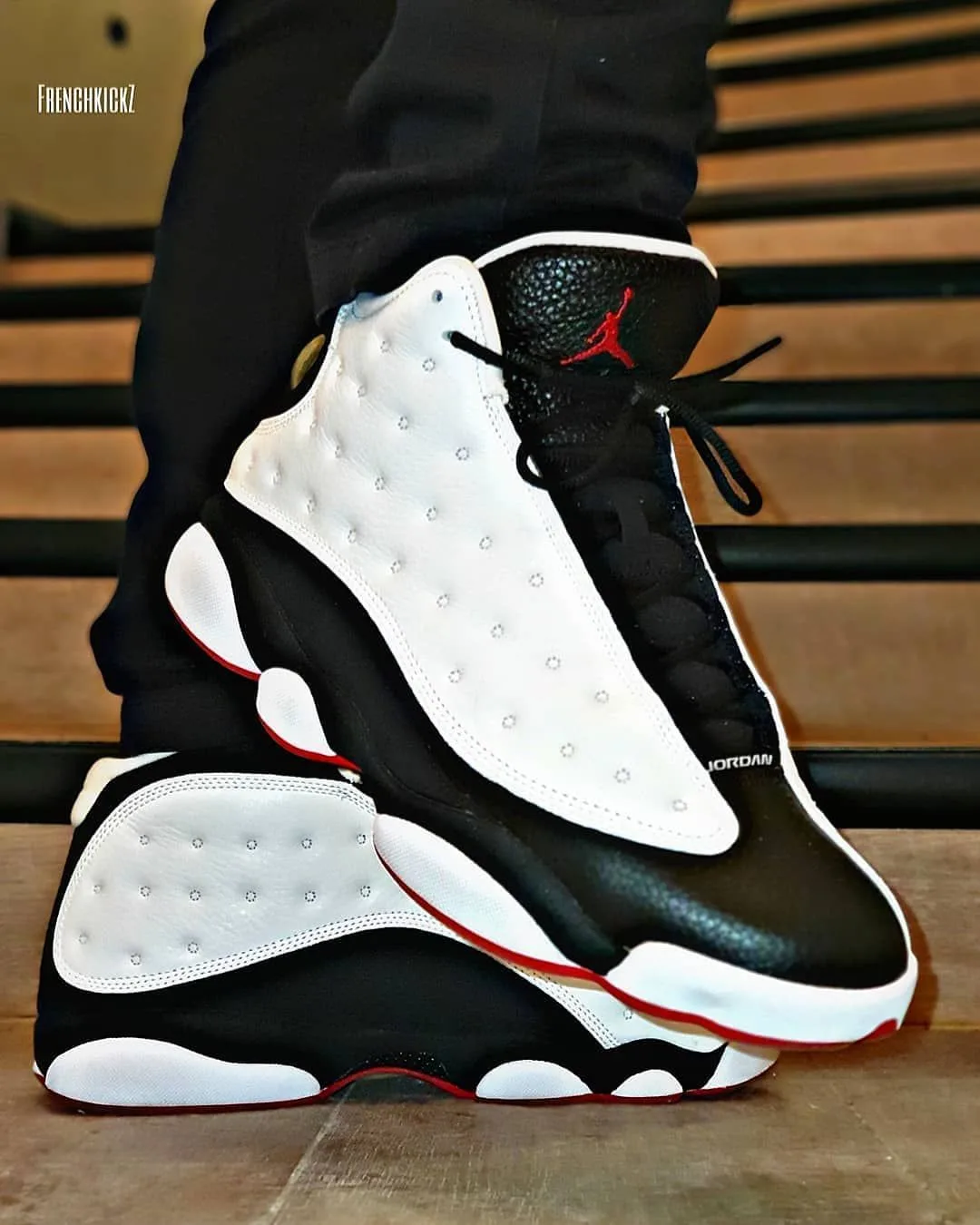 Jordan Retro 13 Blanca Negra