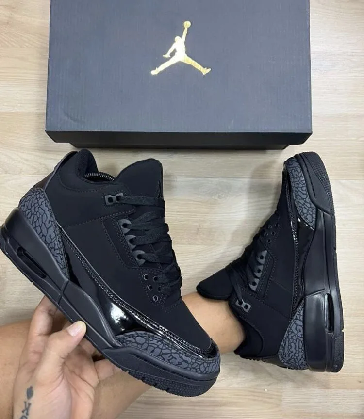 Jordan Retro 3 Negra