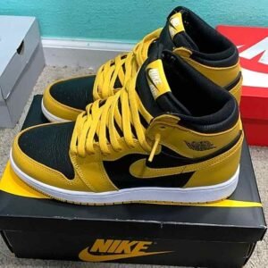 Jordan retro 1 amarilla negra