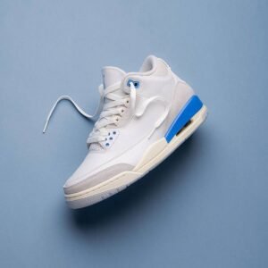 Jordan retro 3 beisch azul