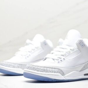 Jordan retro 3 blanca s azul