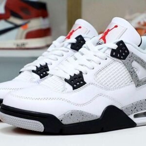 Jordan retro 4 oreo blanca gris
